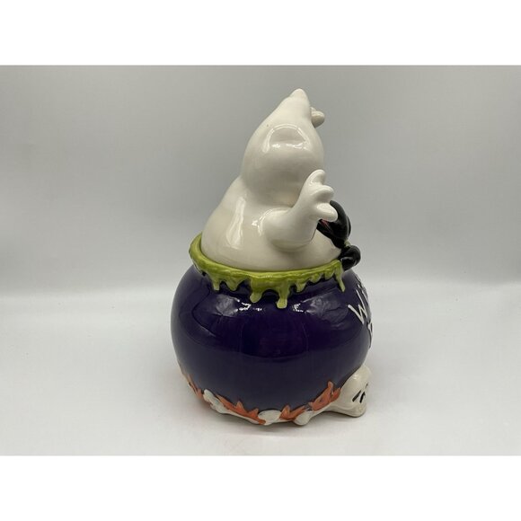 David's Cookies Vintage Halloween Witch's Brew Cookie Jar Kitchen Collectible - Picture 10 of 16